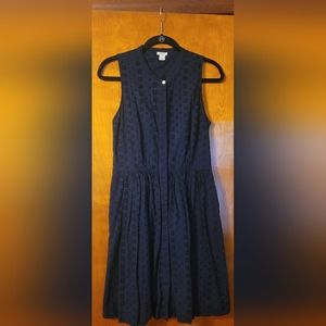 J.CREW size Small dress navy blue
